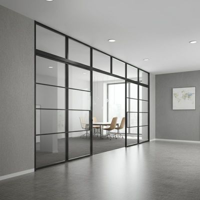 Καλή τιμή. Άλουμινίου Φρέμα Σκιόμενο Διπλό Γραφείο Γυάλινο Διαχωριστικό Τείχος Για Δωμάτια Συνεδριάσεων σε απευθείας σύνδεση