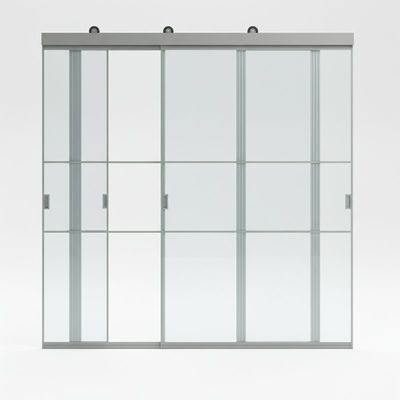 Καλή τιμή. Φορητός θερμαινόμενος συρόμενος διπλός τζάμι γραφείου γυάλινος διαχωριστικού τοίχου για το δωμάτιο σε απευθείας σύνδεση