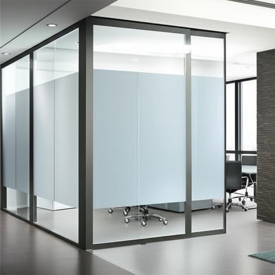 Καλή τιμή. Aluminum Single Glazed Glass Partition Wall with Sound Insulation and Custom Design for Modern Offices σε απευθείας σύνδεση