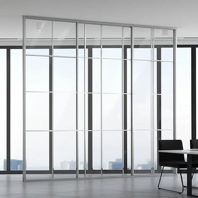 Καλή τιμή. Office Glass Partition Wall with 108mm/90mm Thickness Up to 3000mm Height and 1200mm Grid Width for Aluminum Frame σε απευθείας σύνδεση