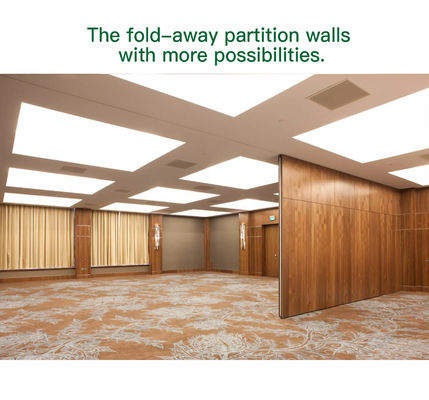 Καλή τιμή. Wooden Finish Movable Partition Wall with 304 Stainless Steel Roller and Dupont POM Roller for Office Framed Construction σε απευθείας σύνδεση