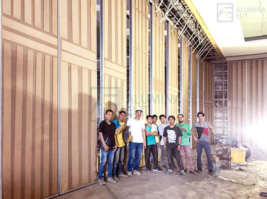 Καλή τιμή. Προσαρμοσμένο σχεδιασμό κινούμενο τοίχος διαχωρισμού με 9mm MDF μαγνησίου και γαλβανισμένο τετραγωνικό σωλήνα για ξενοδοχεία σε απευθείας σύνδεση