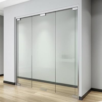 Καλή τιμή. Single Glazed Aluminium Frame Glass Partition Wall with Sound Insulation 30-42dB and Top Supported Manually Operated Design σε απευθείας σύνδεση